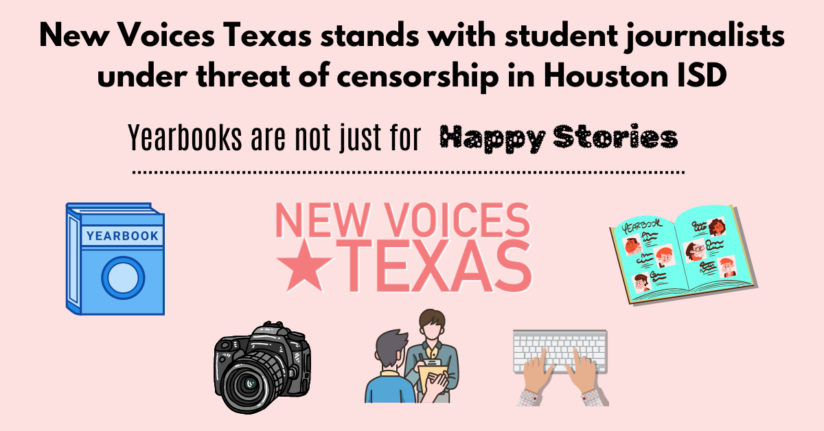 New Voices Texas stands with student journalists under threat of