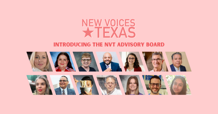 New Voices Texas announces formation of Advisory&nbsp;Board